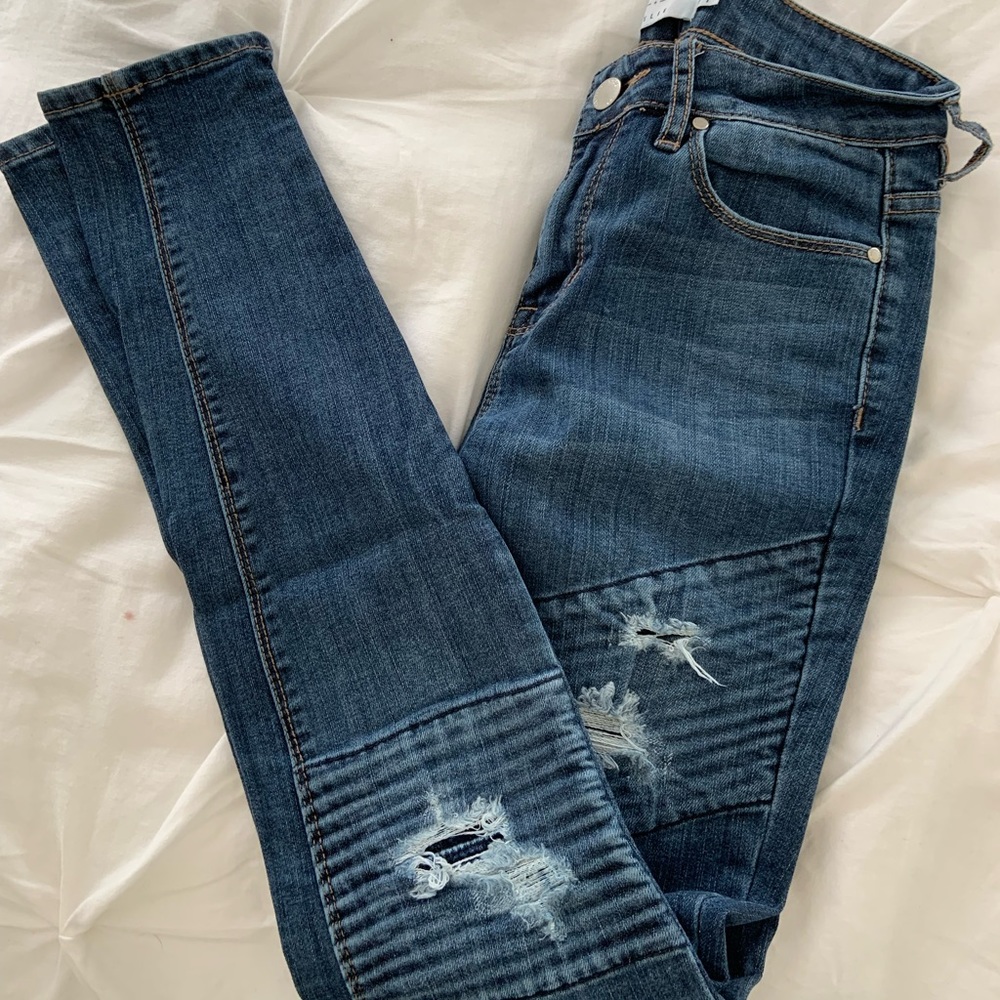 Pacsun moto skinny jeans